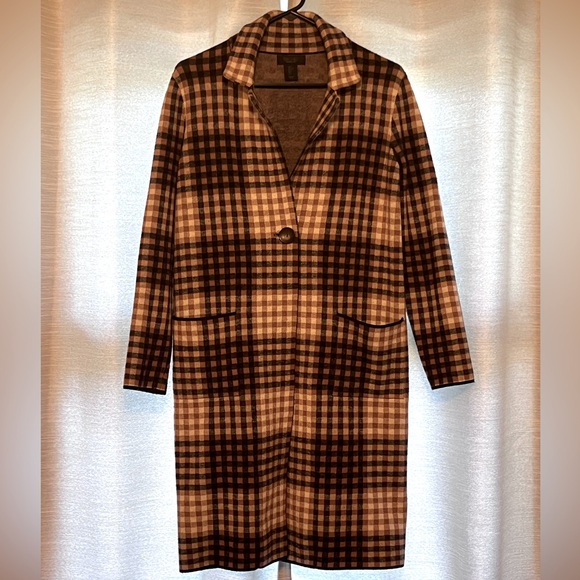 Rachel Zoe Jackets & Blazers - Rachel Zoe Plaid Women's Sweater Coat